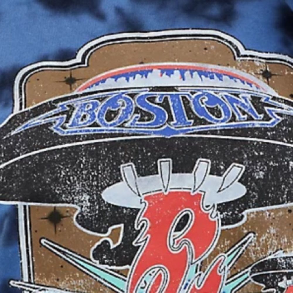 BOSTON Premiere Tour 1977 Rock Band Tie Dye Sweatshirt  Unisex NWT - Picture 3 of 13